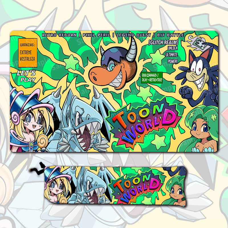 Yu-Gi-Oh! 600x350mm Toon Dark  - đánh giá và giá Door Mat Blank
