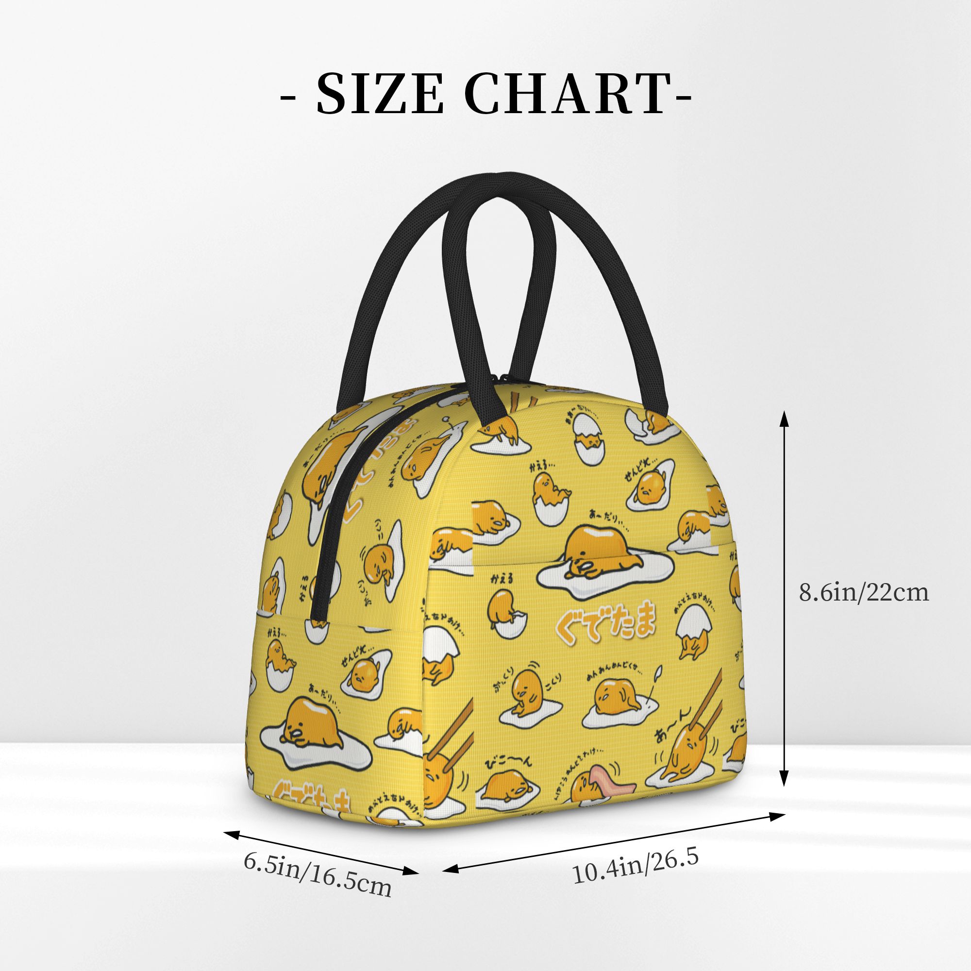 Gudetama Cute Egg Cartoon Insu - đánh giá và giá Tote Bag Sublimation